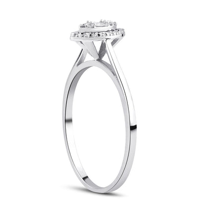 0.04 Karat Diamond Baguette Ring