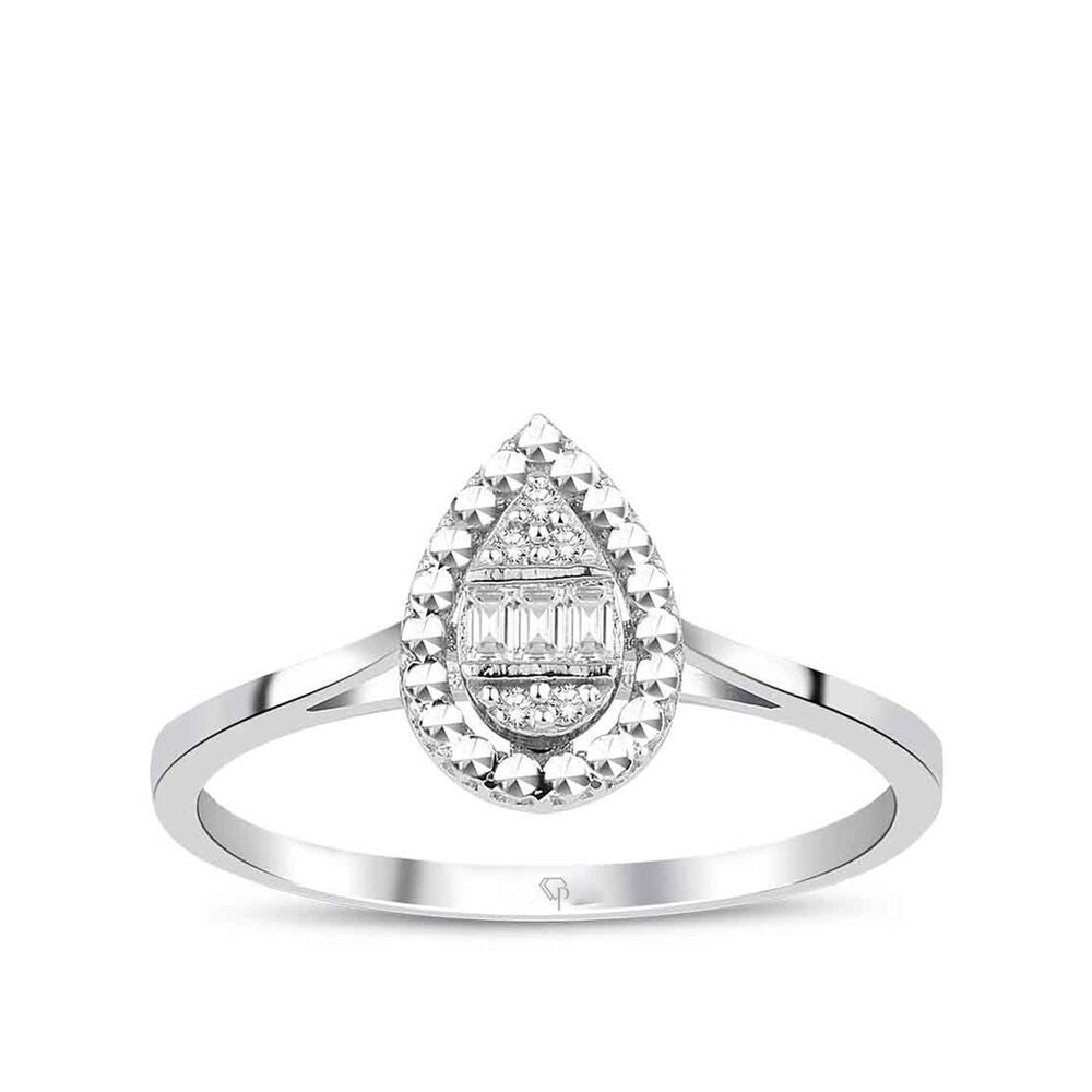 0.06 Karat Diamond Baguette Ring