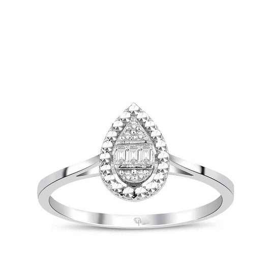 0.06 Karat Diamond Baguette Ring