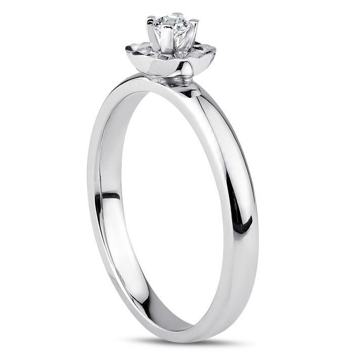 0.09 Carat Diamond Solitaire Ring