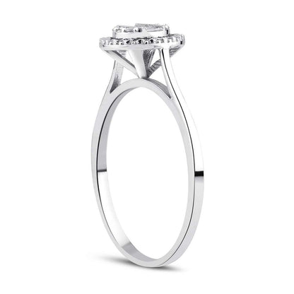 0.11 Karat Diamond Baguette Ring