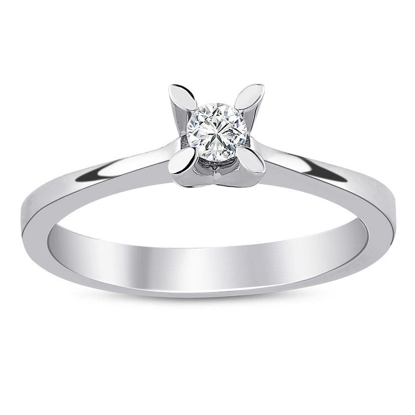 0.12 Carat Diamond Solitaire Ring