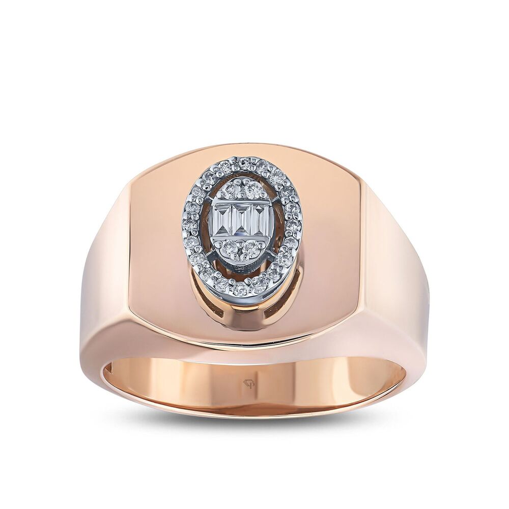 0.14Karat Diamond Baguette Ring