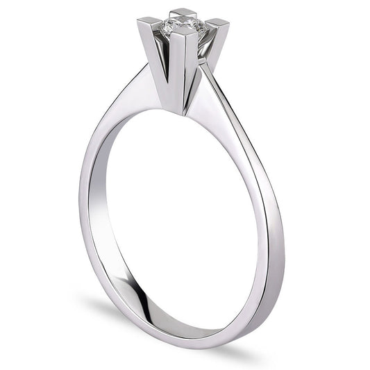 0.15 Carat Diamond Solitaire Ring