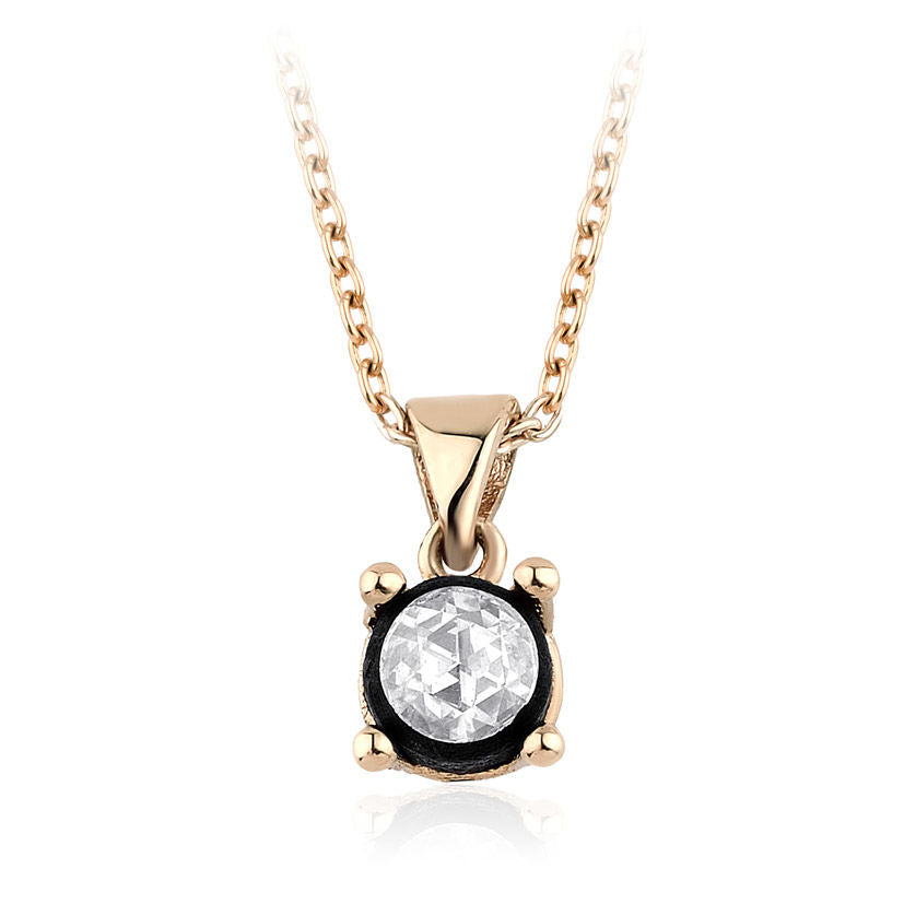 0.15 Carat Solitaire Diamond Necklace