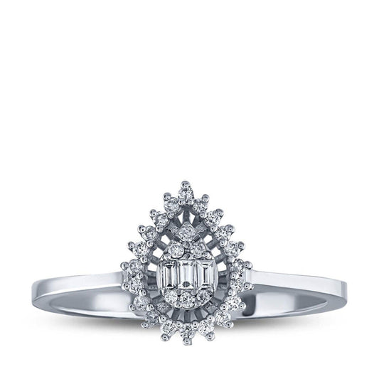 0.15 Karat Diamond Baguette Ring