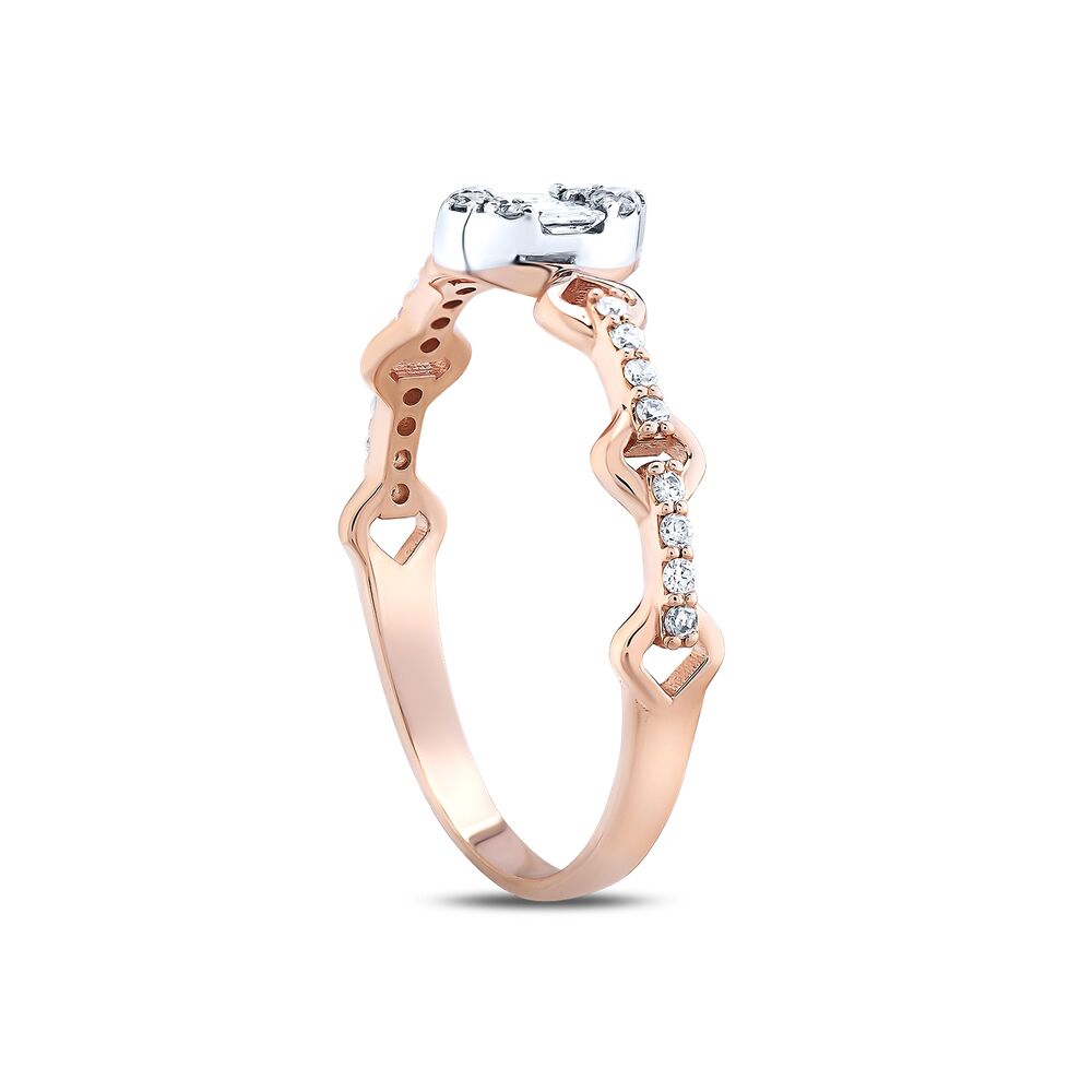 0.16 Karat Diamond Baguette Ring