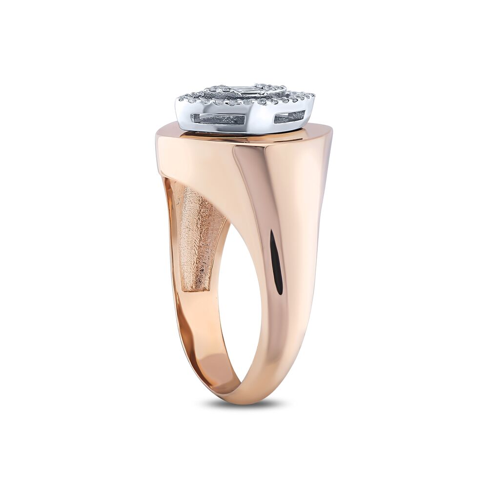 0.16 Karat Diamond Baguette Ring