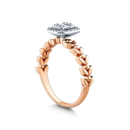 0.17 Karat Diamond Baguette Ring