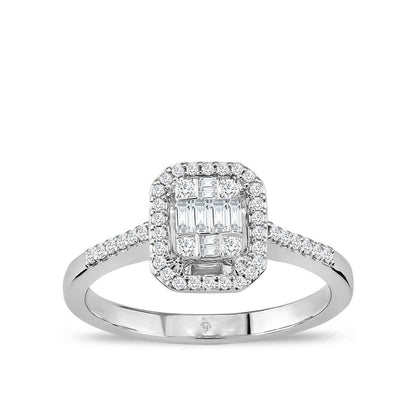 0.20 Karat Diamond Baguette Ring