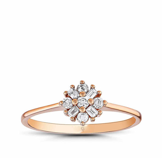 0.20 Karat Diamond Baguette Ring