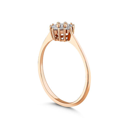 0.20 Karat Diamond Baguette Ring