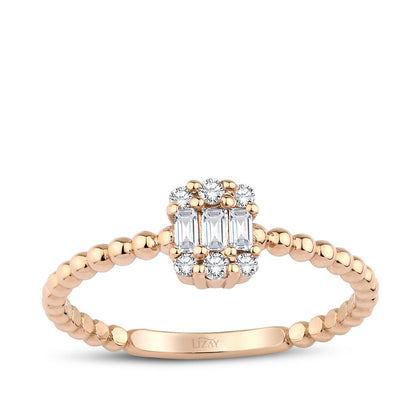 0.20 Karat Diamond Baguette Ring