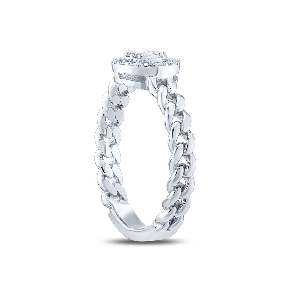 0.20 Karat Diamond Baguette Ring