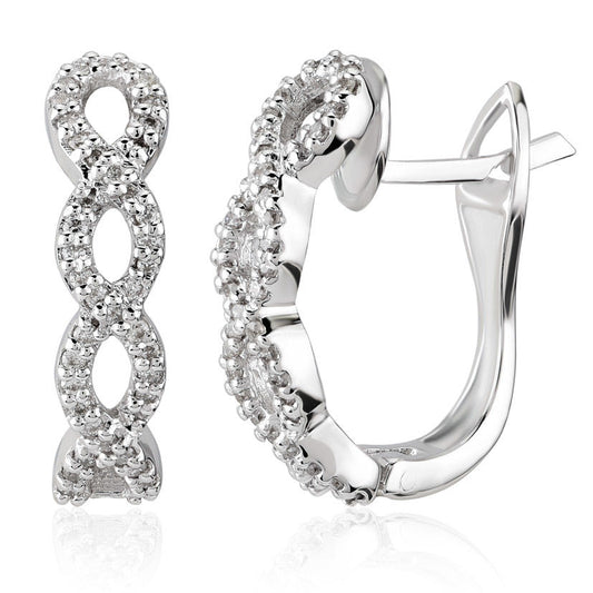 0.21 Carat Diamond Earrings