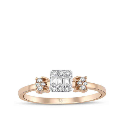 0.25 Karat Diamond Baguette Ring