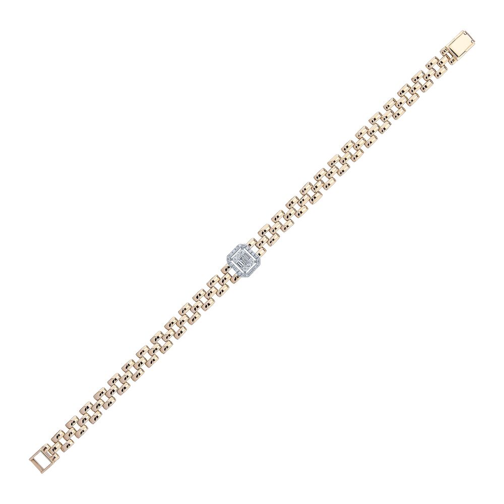 0.28 Carat Diamond Baguette Bracelet