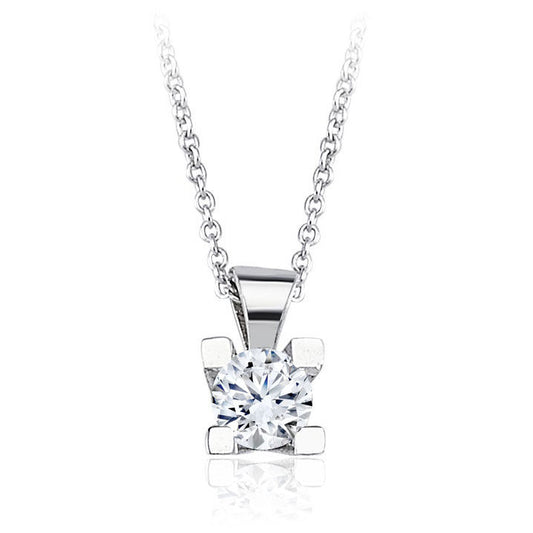 0.30 Carat Diamond Solitaire Necklace