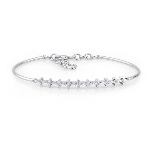 0.30 Carat Diamond Ten Stones Dainty Bracelet