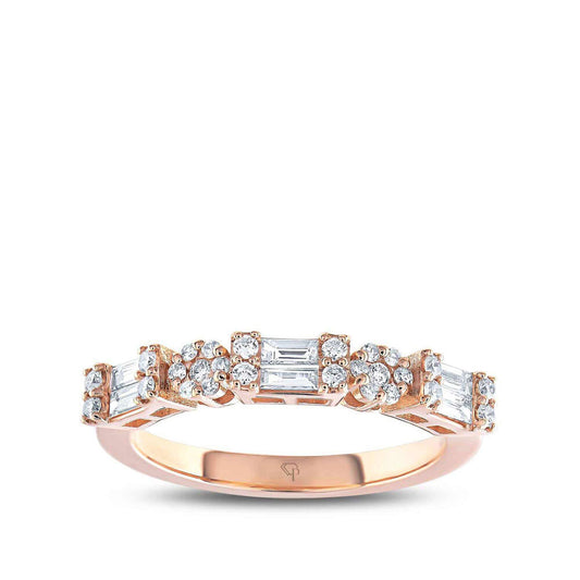 0.36 Karat Diamond Baguette Ring