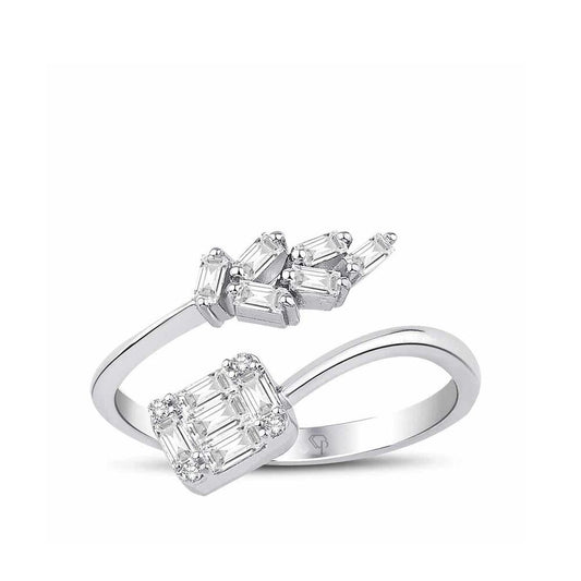 0.37 Karat Diamond Baguette Ring