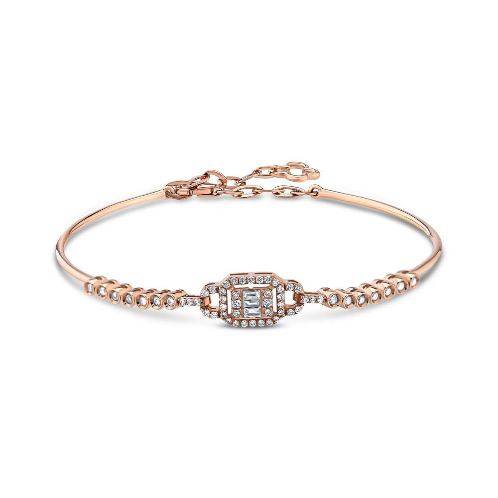 0.38 Carat Diamond Baguette Bracelet