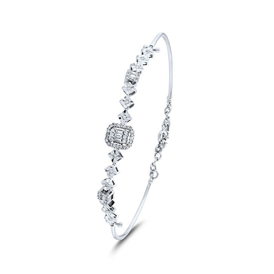 0.39 Carat Diamond Baguette Bracelet