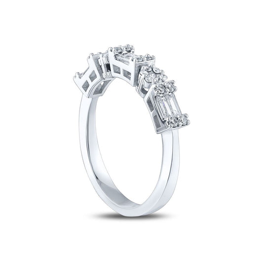 0.39 Karat Diamond Baguette Ring