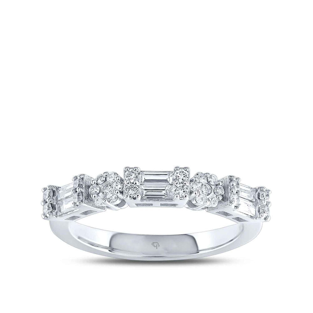 0.39 Karat Diamond Baguette Ring