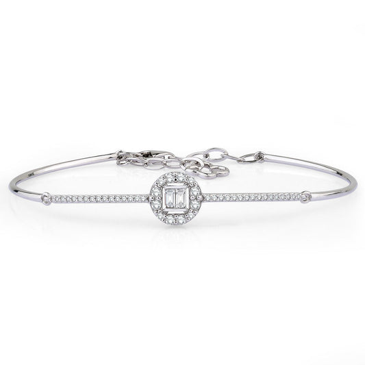 0.42 Carat Diamond Baguette Bracelet