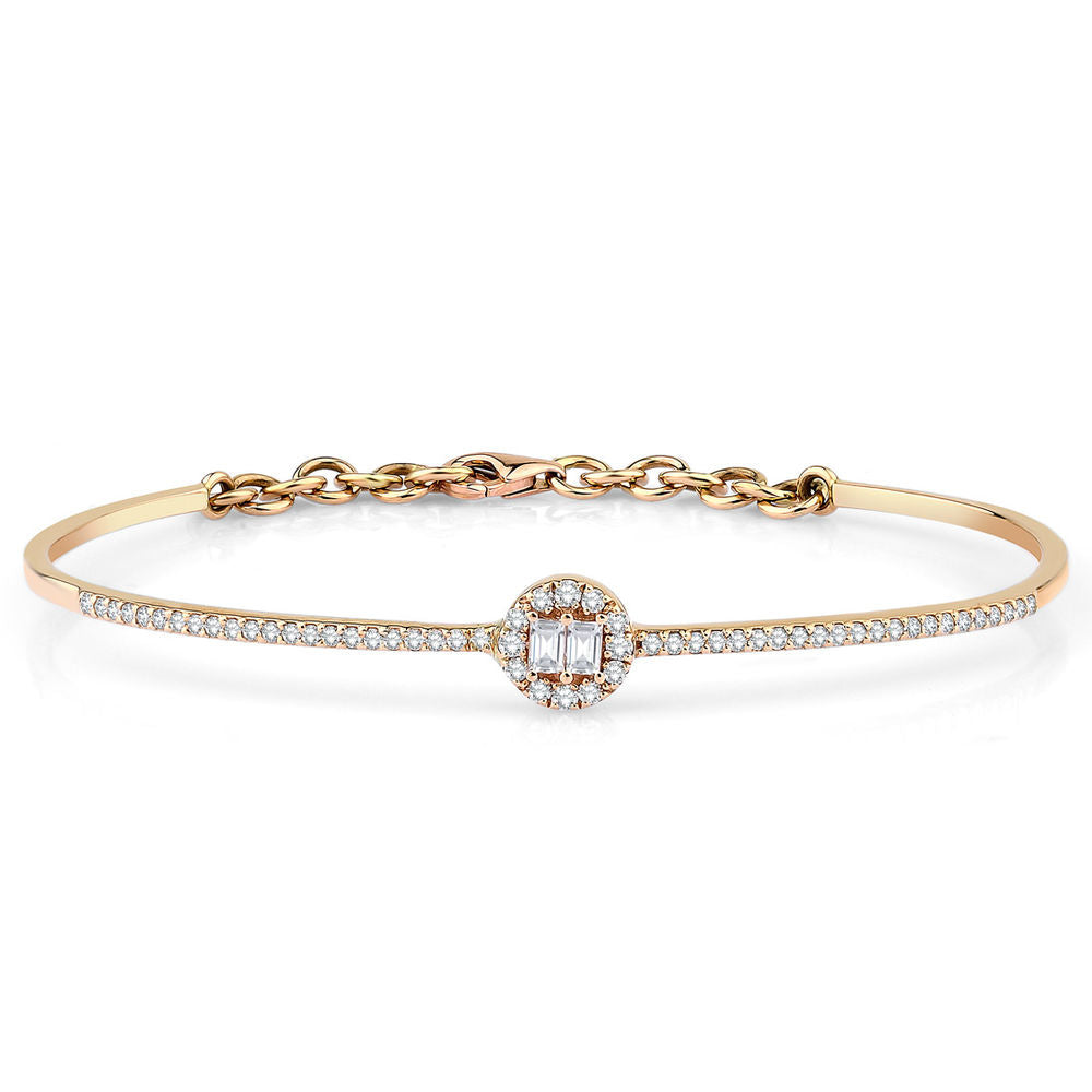 0.40 Carat Diamond Baguette Bracelet