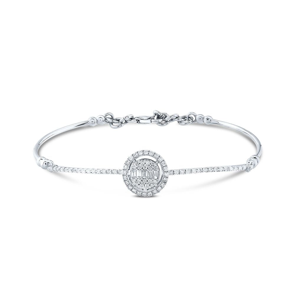 0.43 Carat Diamond Baguette Bracelet