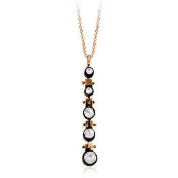 0.44 Carat Diamond Dainty Necklace