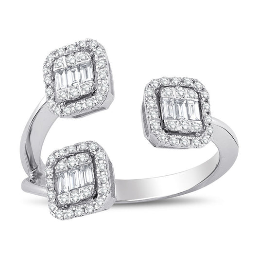 0.45 Carat Diamond Baguette Ring