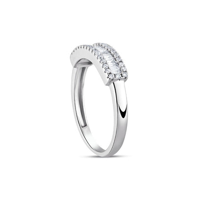 0.47 Karat Diamond Baguette Ring