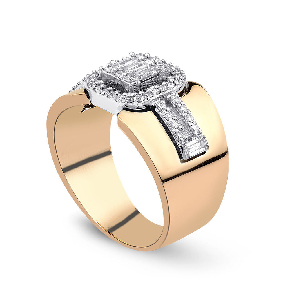 0.48Karat Diamond Baguette Ring