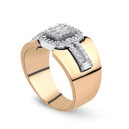 0.48Karat Diamond Baguette Ring