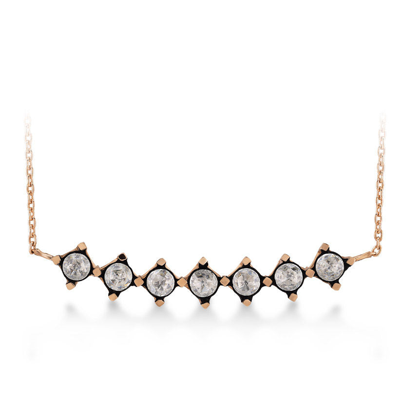 0.50 Carat Diamond Seven Stones Necklace