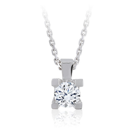 0.50 Carat Diamond Solitaire Necklace