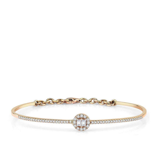 0.50 Carat Diamond Baguette Bracelet