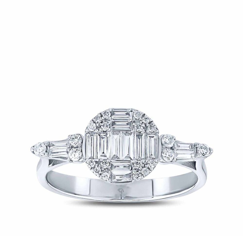 0.50 Karat Diamond Baguette Ring