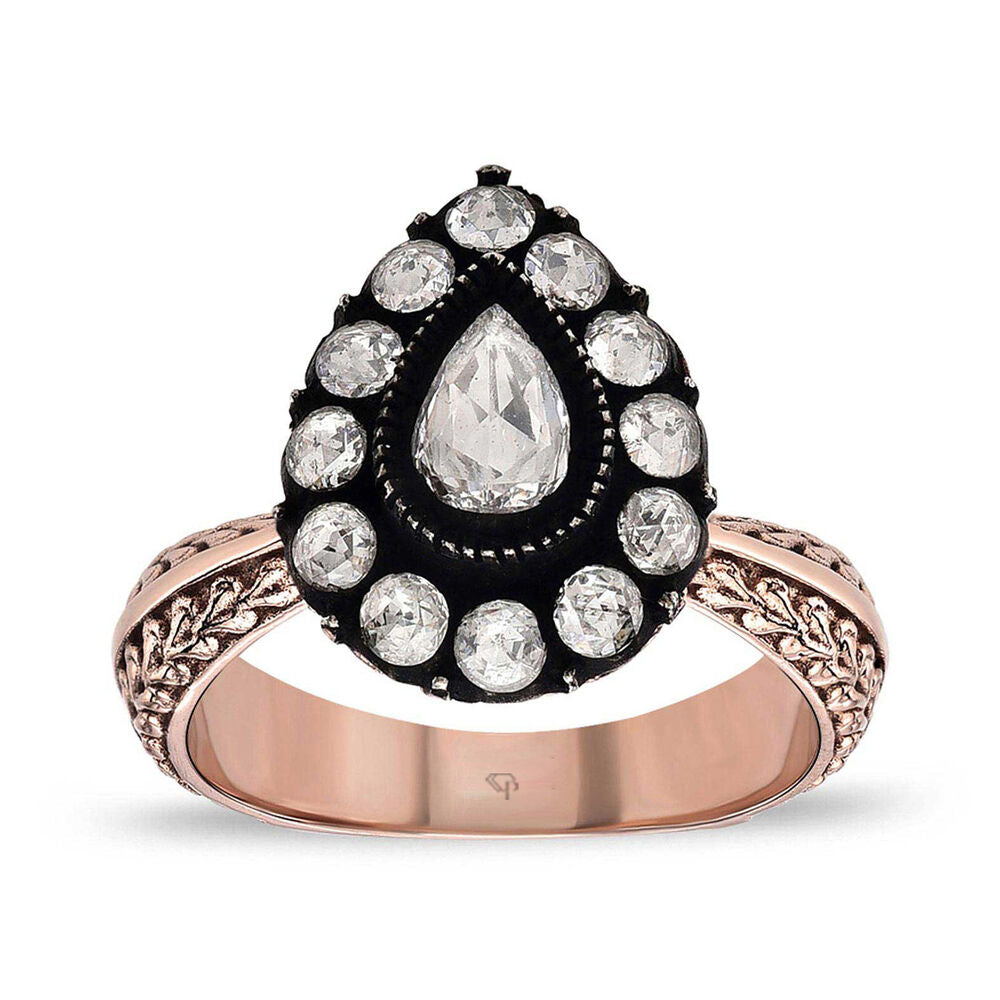 0.51 Karat Diamond Drop Ring