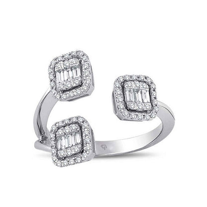 0.51 Karat Diamond Baguette Ring