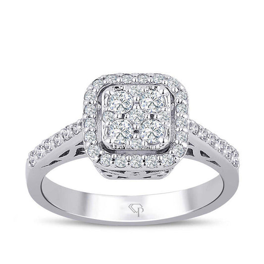 0.54 Karat Diamond Trend Ring