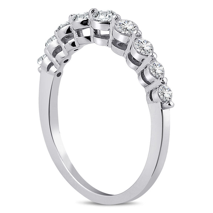 0.55 Carat Diamond Half Turn Ring