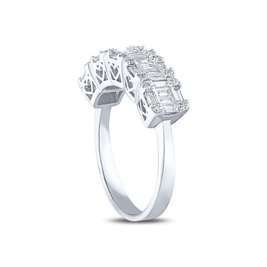 0.55 Karat Diamond Baguette Ring