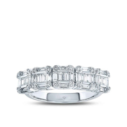 0.55 Karat Diamond Baguette Ring