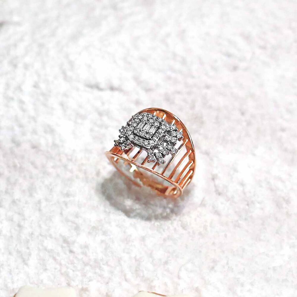 0.55 Karat Diamond Baguette Ring