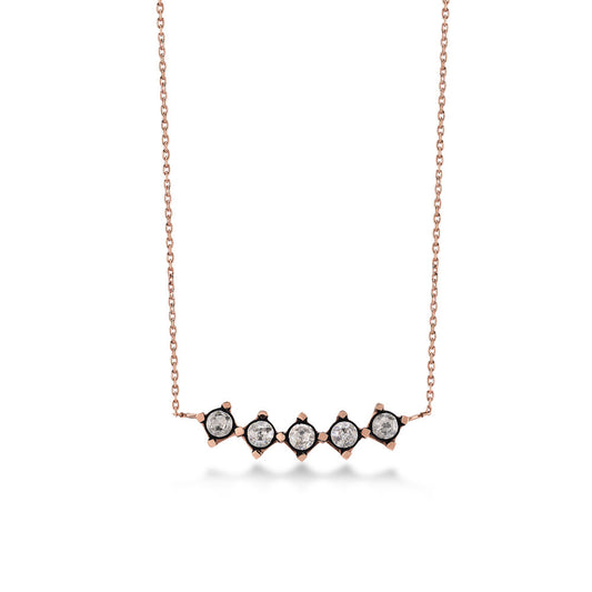 0.56 Carat Diamond Dainty Necklace