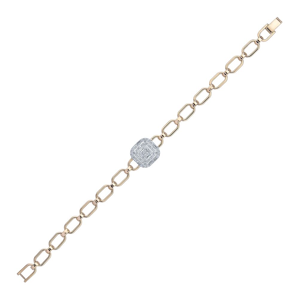 0.61 Carat Diamond Baguette Bracelet